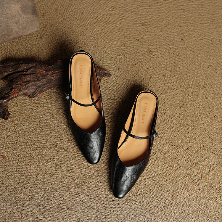 Briarlyn | Women’s Genuine Leather Slip-On Orthopedic Mules