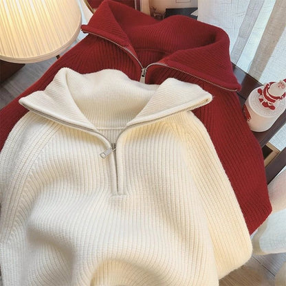 Kinsley | Women’s Quarter-Zip Knit Sweater