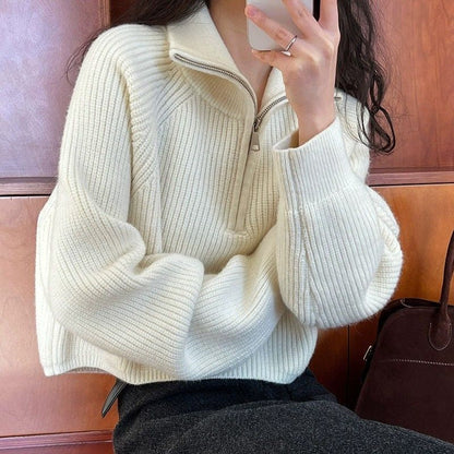 Kinsley | Women’s Quarter-Zip Knit Sweater