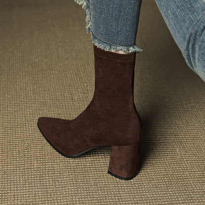 Harper | Women’s Suede Toe Ankle Boots