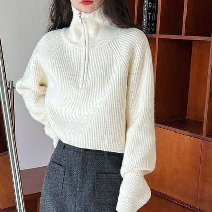 Kinsley | Women’s Quarter-Zip Knit Sweater