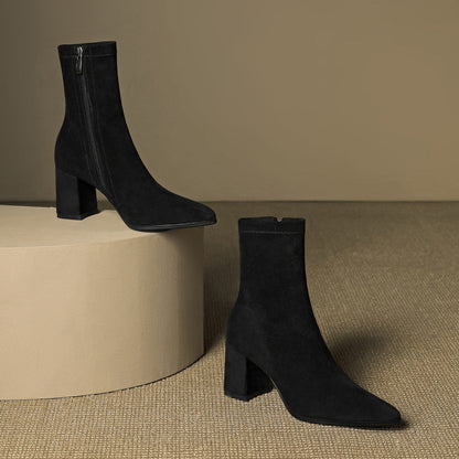 Harper | Women’s Suede Toe Ankle Boots