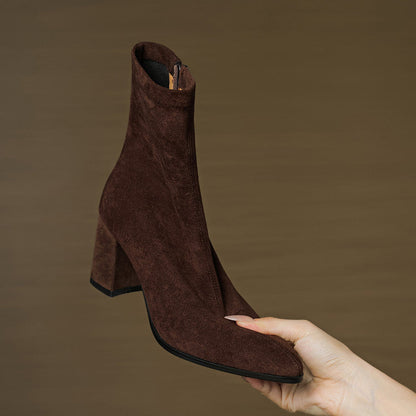 Harper | Women’s Suede Toe Ankle Boots