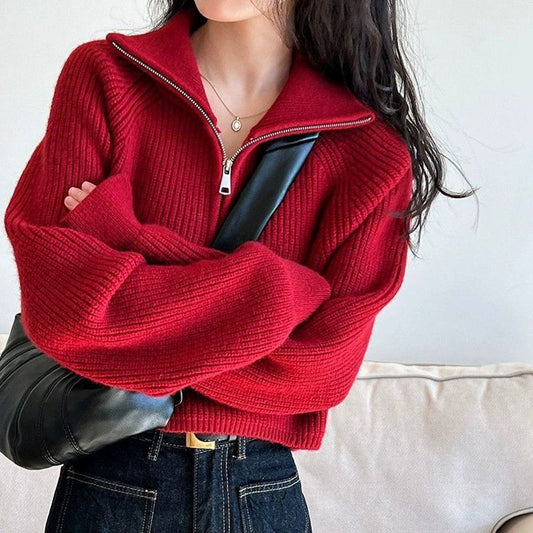 Kinsley | Women’s Quarter-Zip Knit Sweater