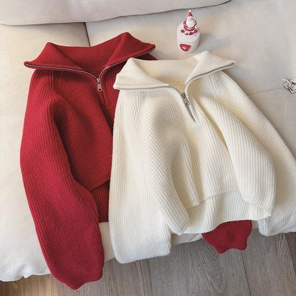 Kinsley | Women’s Quarter-Zip Knit Sweater