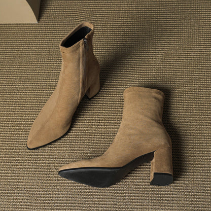 Harper | Women’s Suede Toe Ankle Boots