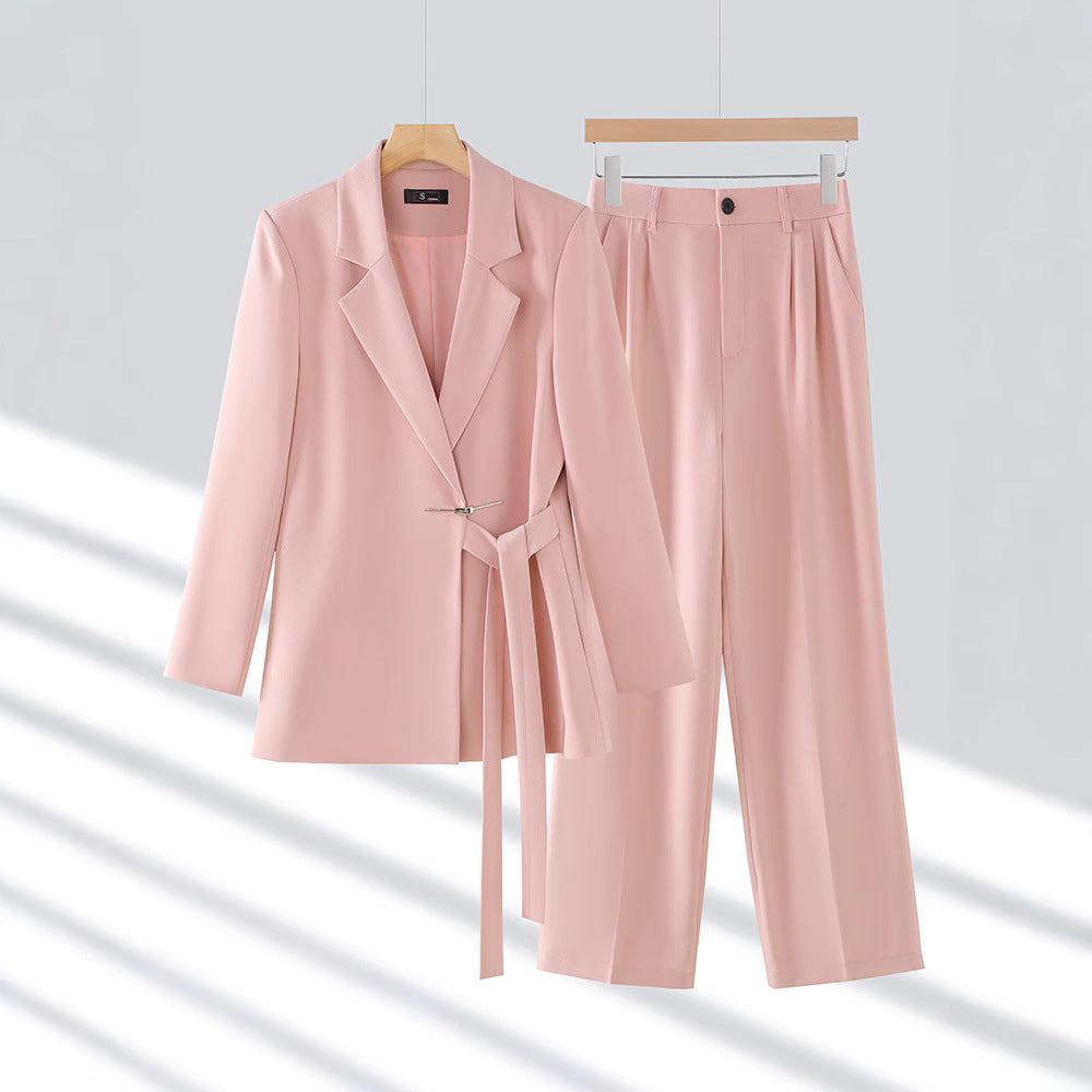 Laura | Women’s Tailored Suit Set with Long Blazer