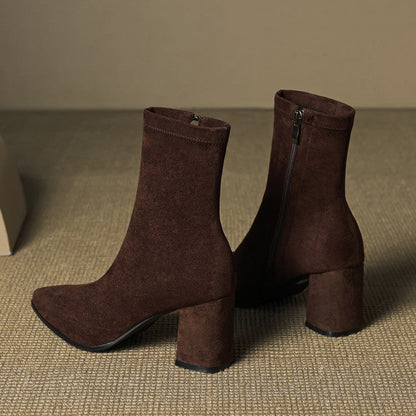 Harper | Women’s Suede Toe Ankle Boots