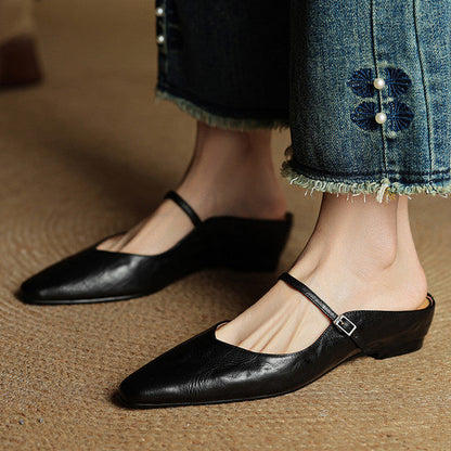 Briarlyn | Women’s Genuine Leather Slip-On Orthopedic Mules