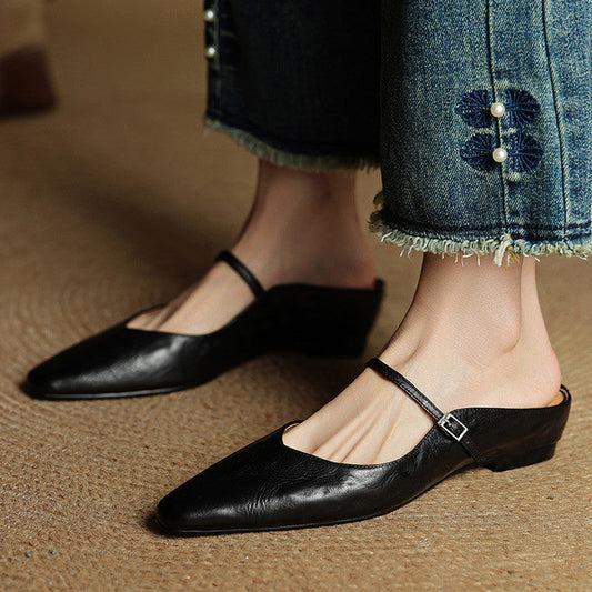 Briarlyn | Women’s Genuine Leather Slip-On Orthopedic Mules