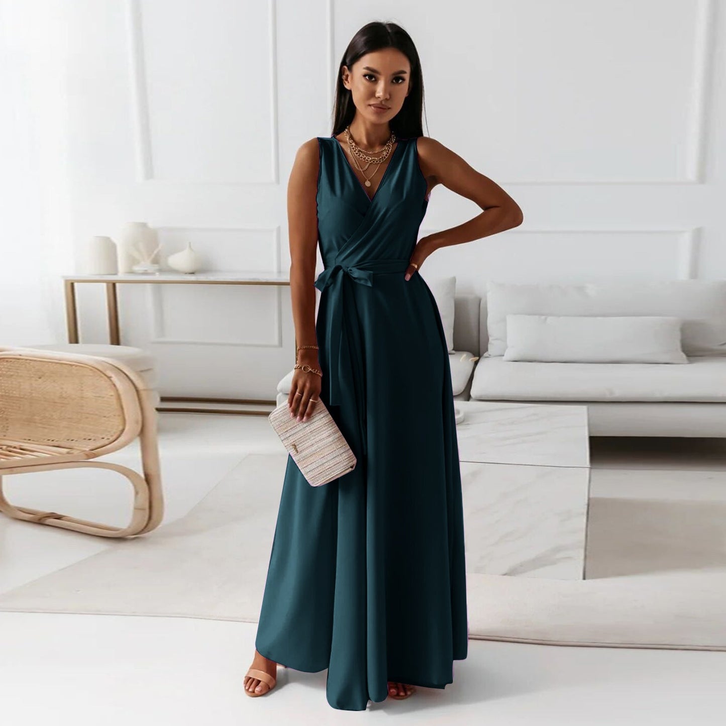 Elodie | Women’s Wedding Guest Wrap Maxi Dress