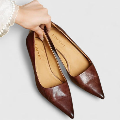 Waverly | Women’s Pointed Toe Kitten Heel Pumps