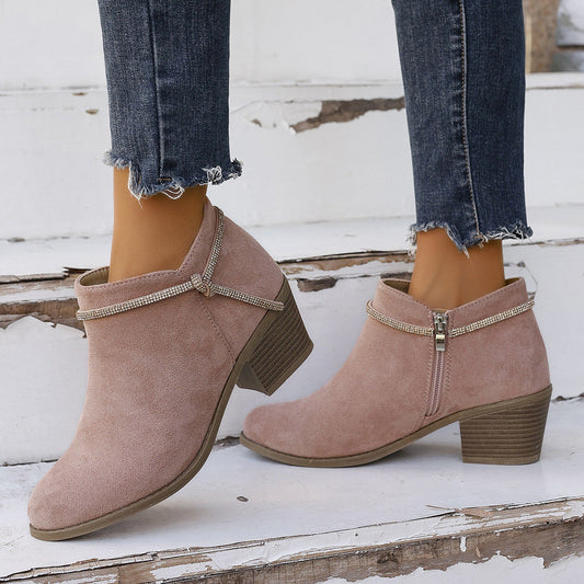 Sierra | Women’s Suede-Look Orthopedic Ankle Boots