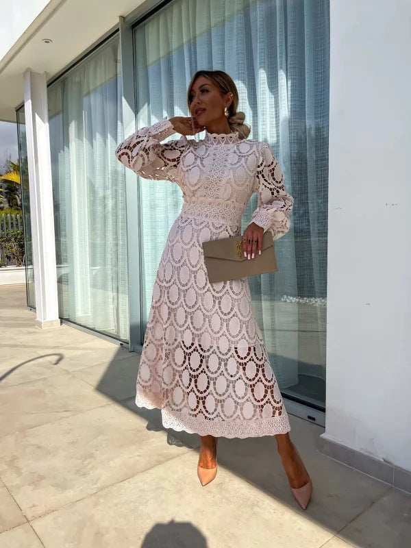 Rosalie | Women’s Elegant Long Sleeve Party Dress