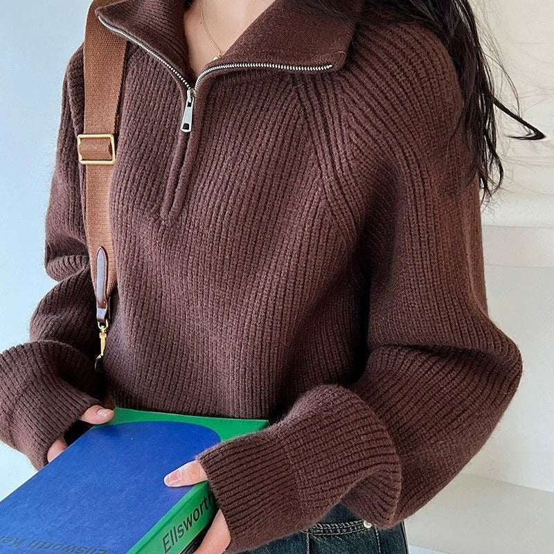 Kinsley | Women’s Quarter-Zip Knit Sweater
