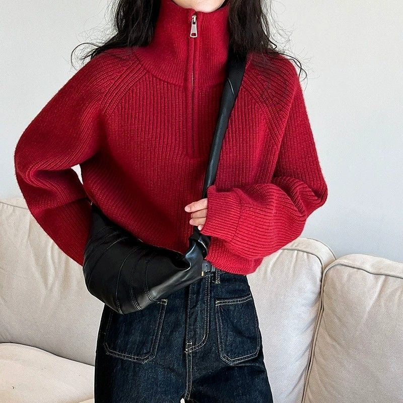 Kinsley | Women’s Quarter-Zip Knit Sweater