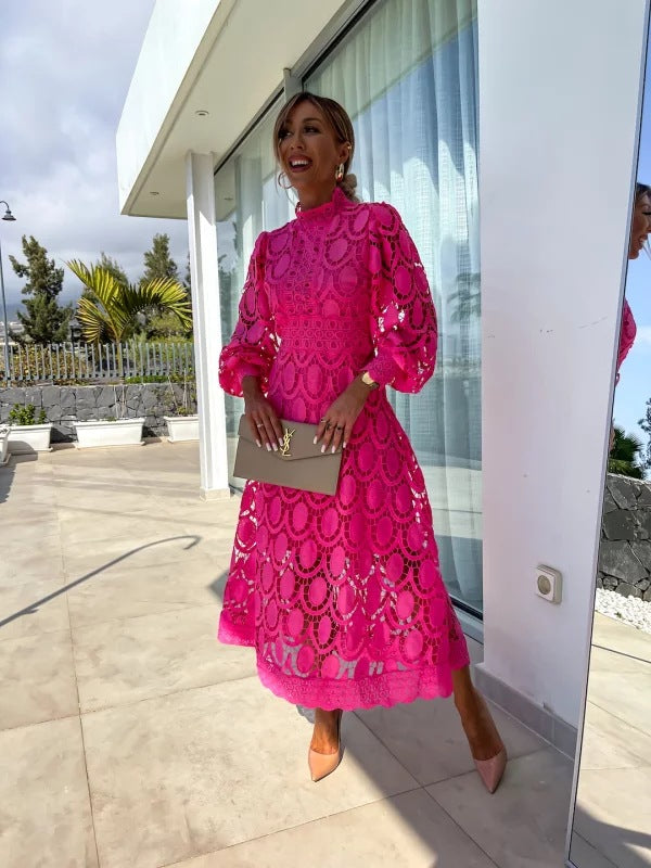 Rosalie | Women’s Elegant Long Sleeve Party Dress