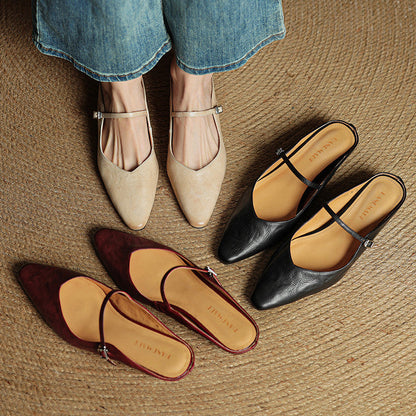Briarlyn | Women’s Genuine Leather Slip-On Orthopedic Mules