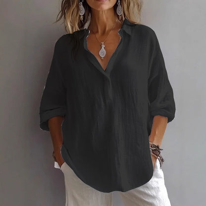 Lean | Women’s Linen Button Up Blouse