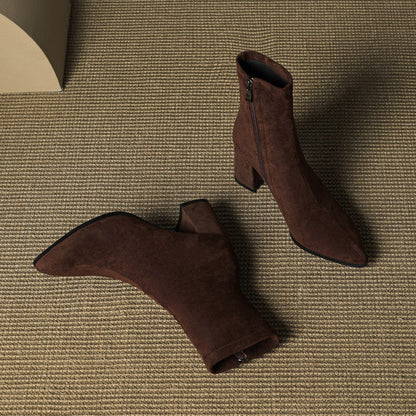 Harper | Women’s Suede Toe Ankle Boots