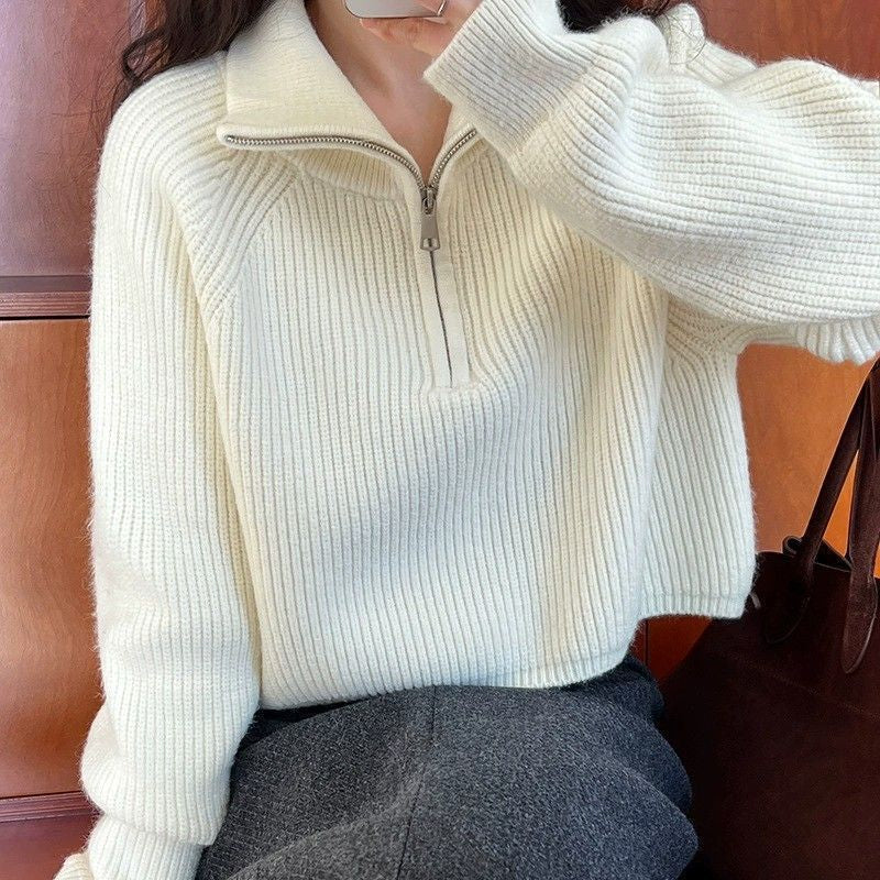 Kinsley | Women’s Quarter-Zip Knit Sweater