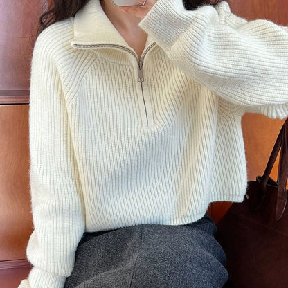 Kinsley | Women’s Quarter-Zip Knit Sweater