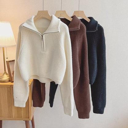 Kinsley | Women’s Quarter-Zip Knit Sweater