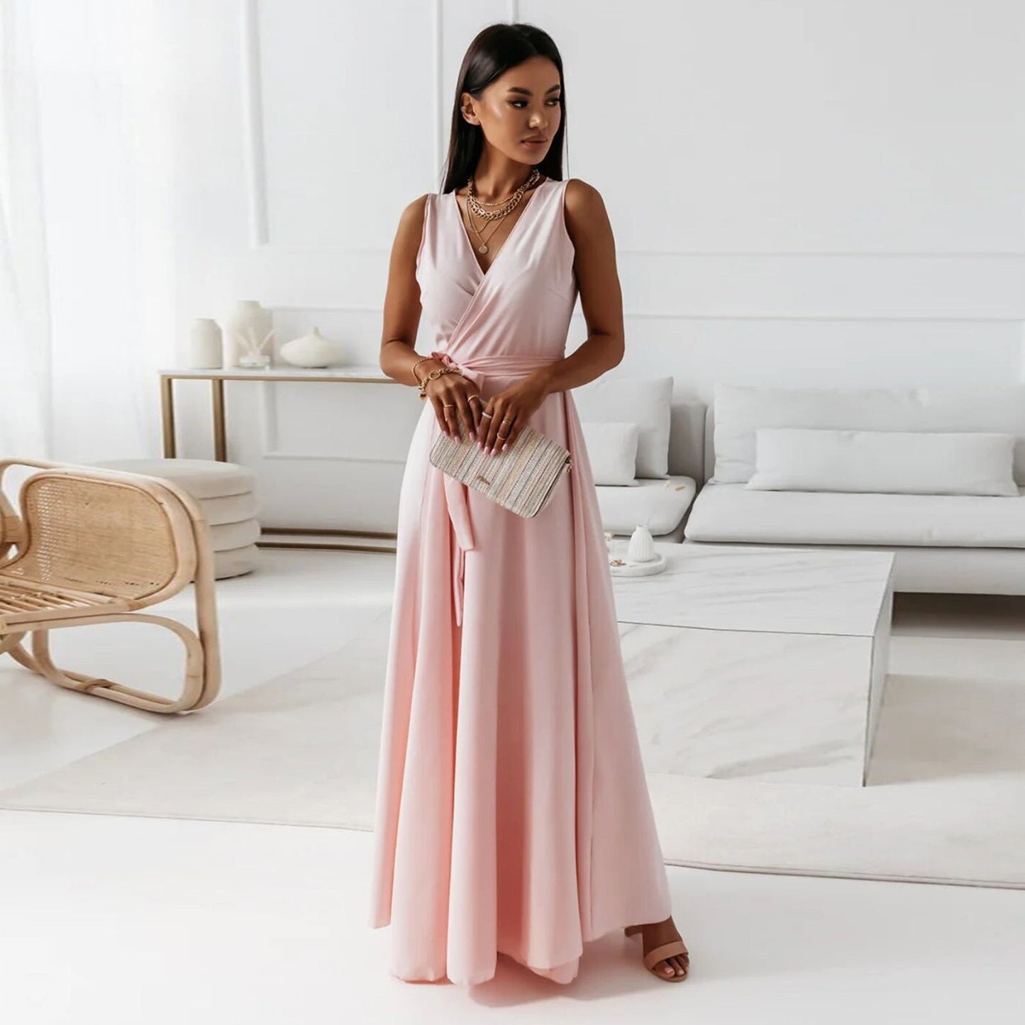 Elodie | Women’s Wedding Guest Wrap Maxi Dress