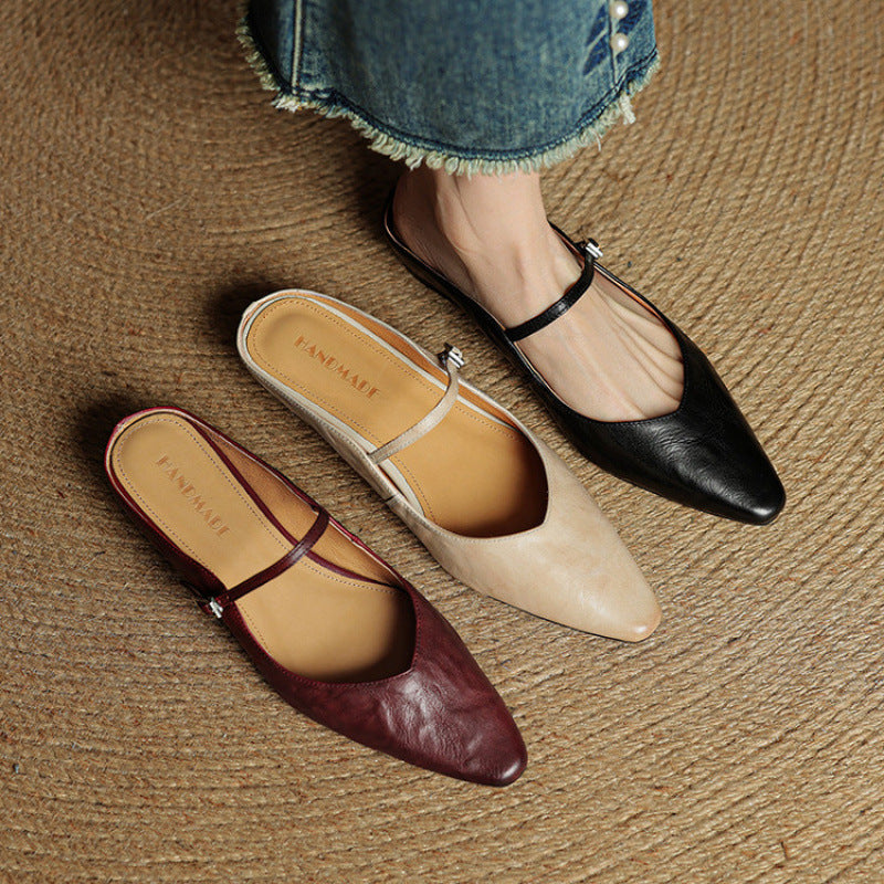 Briarlyn | Women’s Genuine Leather Slip-On Orthopedic Mules