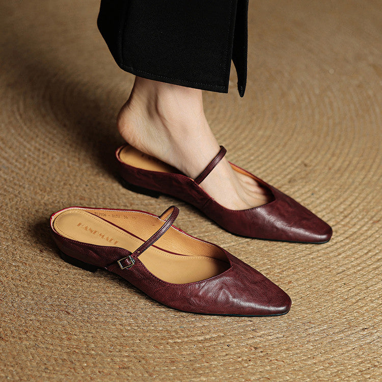 Briarlyn | Women’s Genuine Leather Slip-On Orthopedic Mules