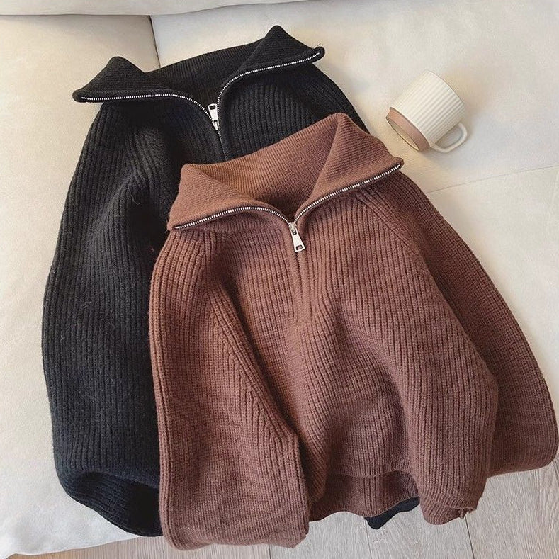 Kinsley | Women’s Quarter-Zip Knit Sweater
