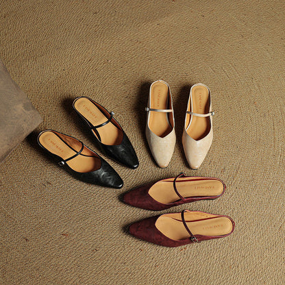 Briarlyn | Women’s Genuine Leather Slip-On Orthopedic Mules