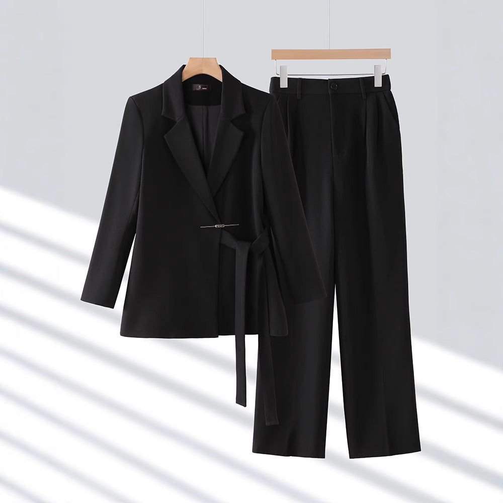 Laura | Women’s Tailored Suit Set with Long Blazer