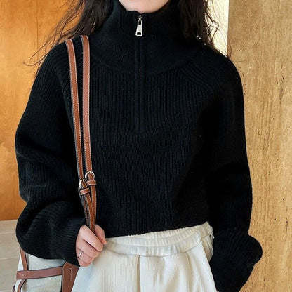 Kinsley | Women’s Quarter-Zip Knit Sweater