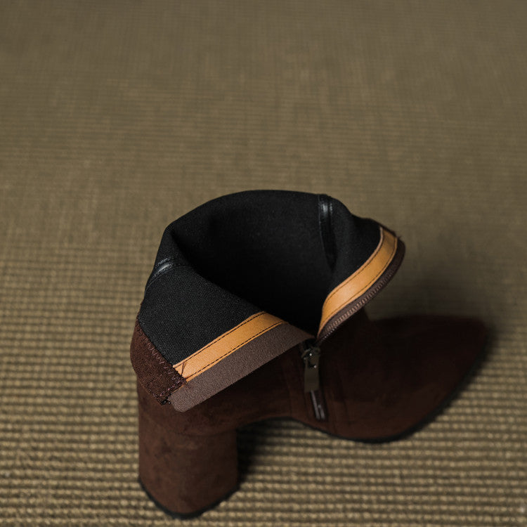 Harper | Women’s Suede Toe Ankle Boots