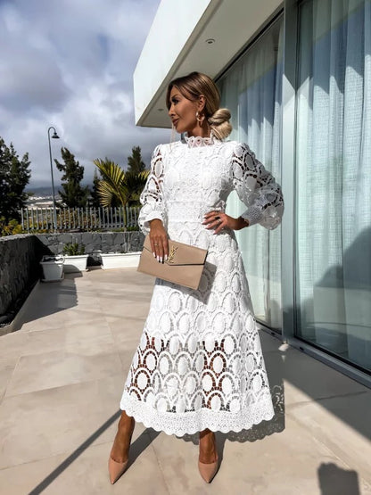 Rosalie | Women’s Elegant Long Sleeve Party Dress