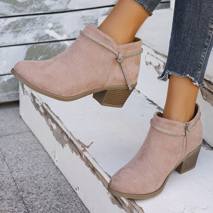 Sierra | Women’s Suede-Look Orthopedic Ankle Boots