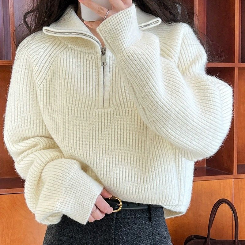 Kinsley | Women’s Quarter-Zip Knit Sweater