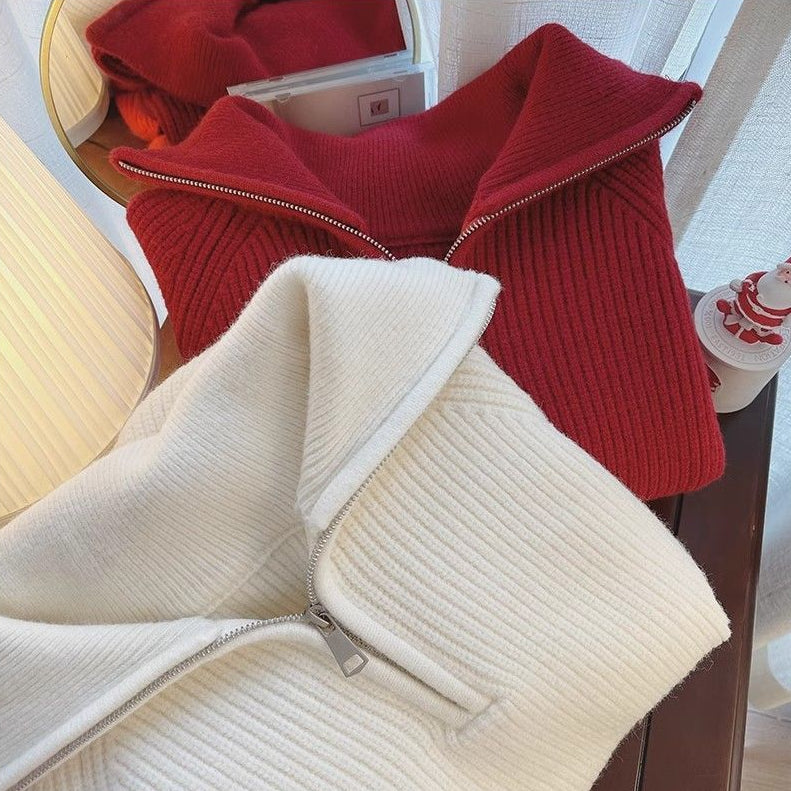 Kinsley | Women’s Quarter-Zip Knit Sweater