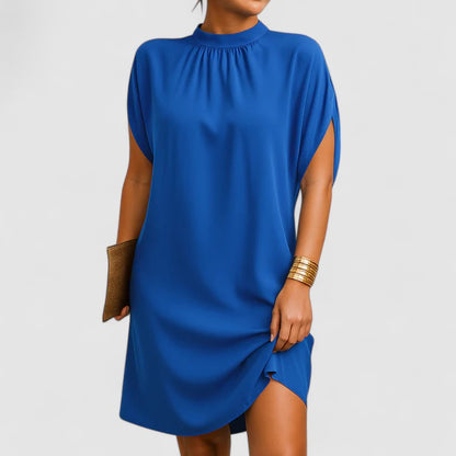 Cressana | Women’s Elegant Gathered Neck Shift Dress