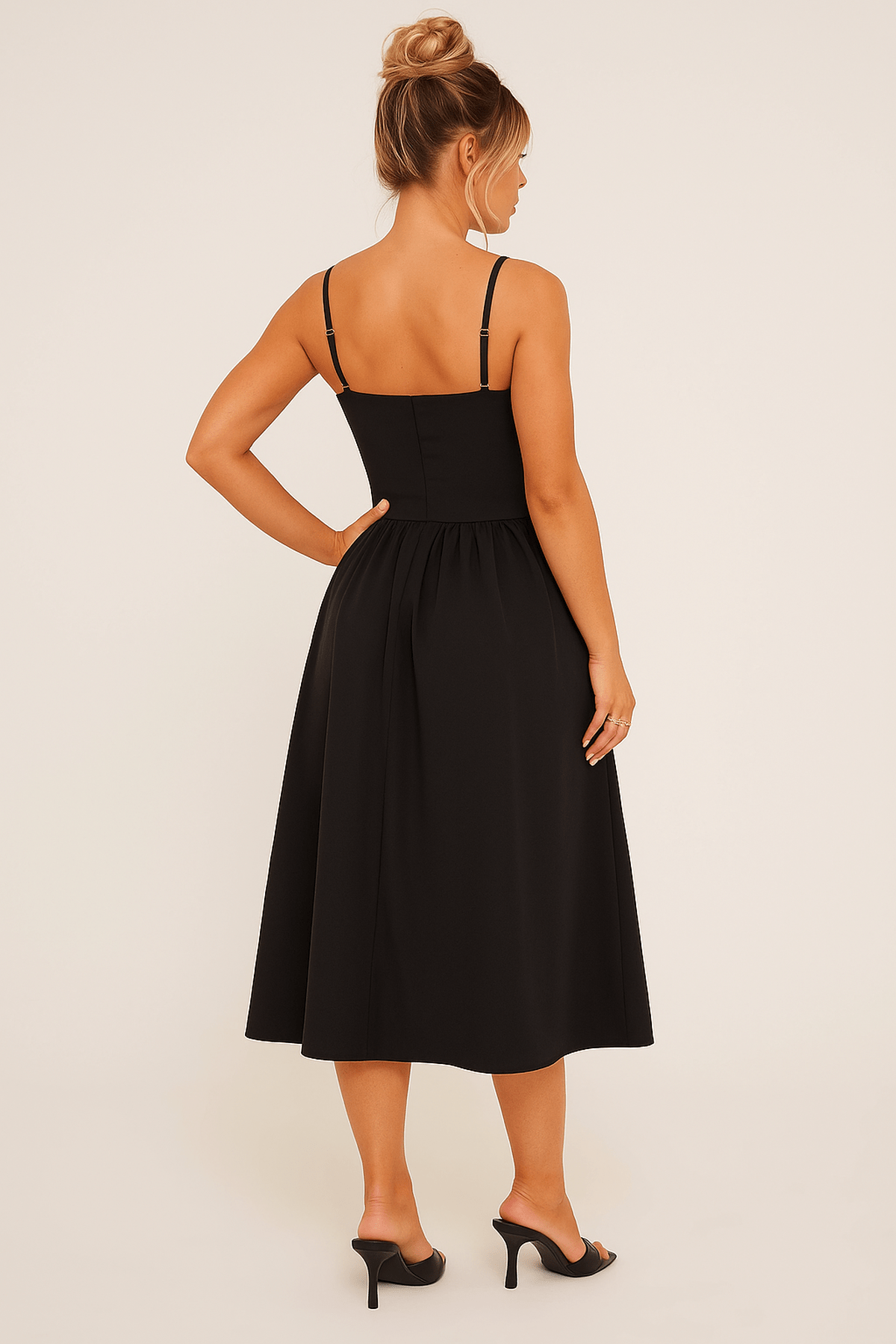 Rosamund | Women’s Sleeveless Fit and Flare Midi Dress