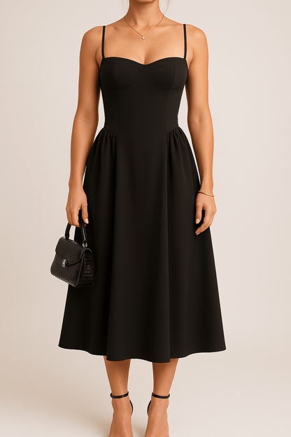Rosamund | Women’s Sleeveless Fit and Flare Midi Dress