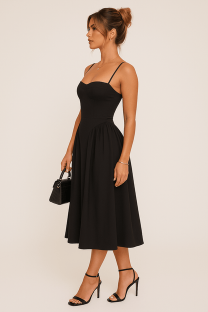 Rosamund | Women’s Sleeveless Fit and Flare Midi Dress