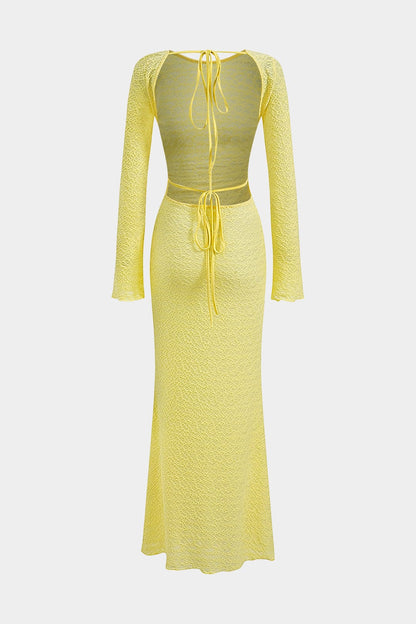Tasha | Women’s Lace Up Maxi Dress