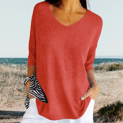 Blythe | Women’s V-Neck Summer Shirt