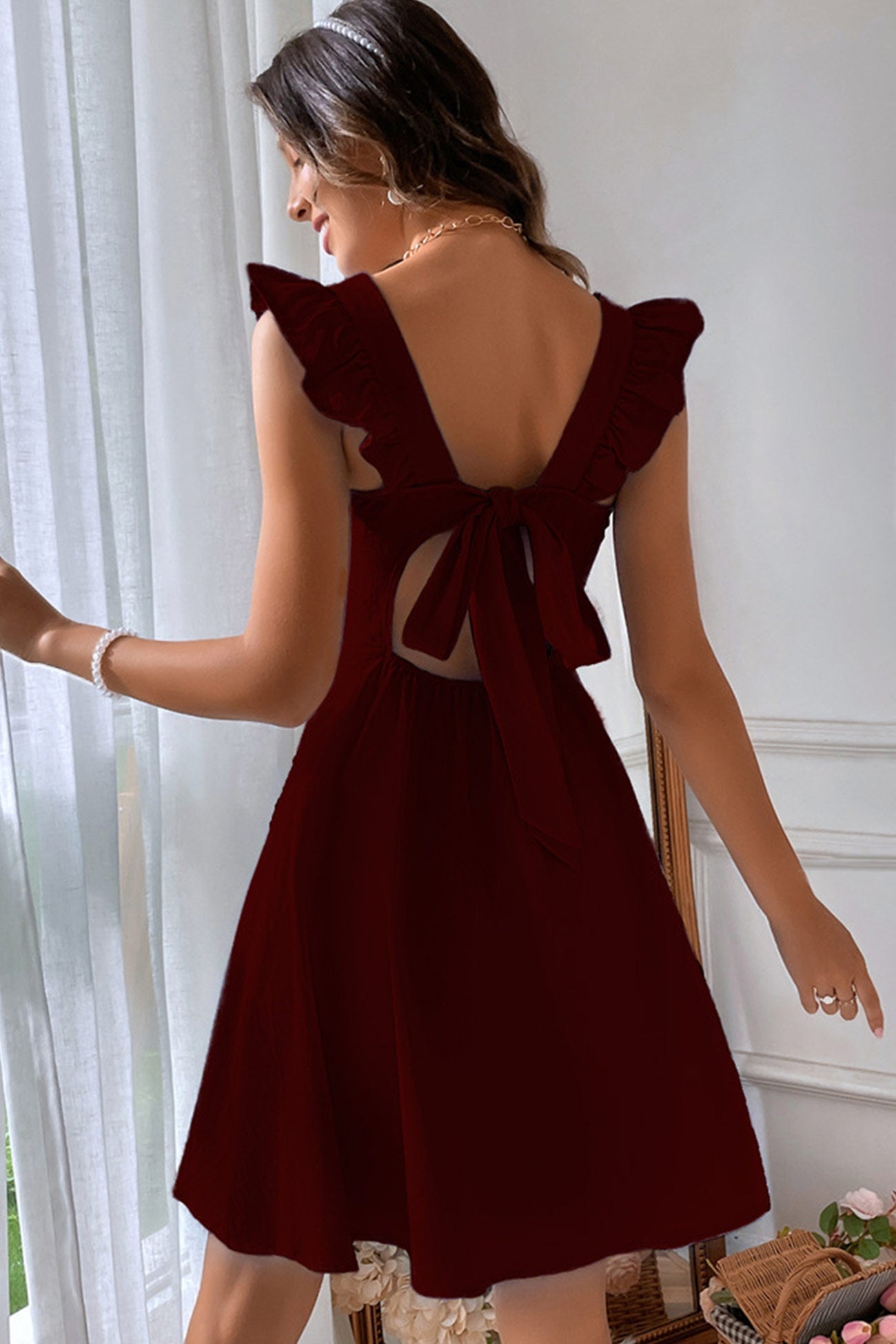Annalise | Women’s Square Neck Mini Dress