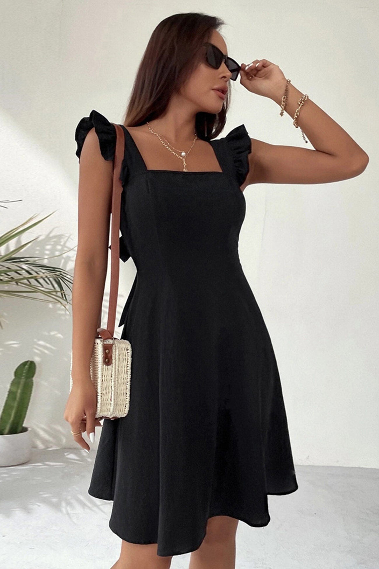 Annalise | Women’s Square Neck Mini Dress