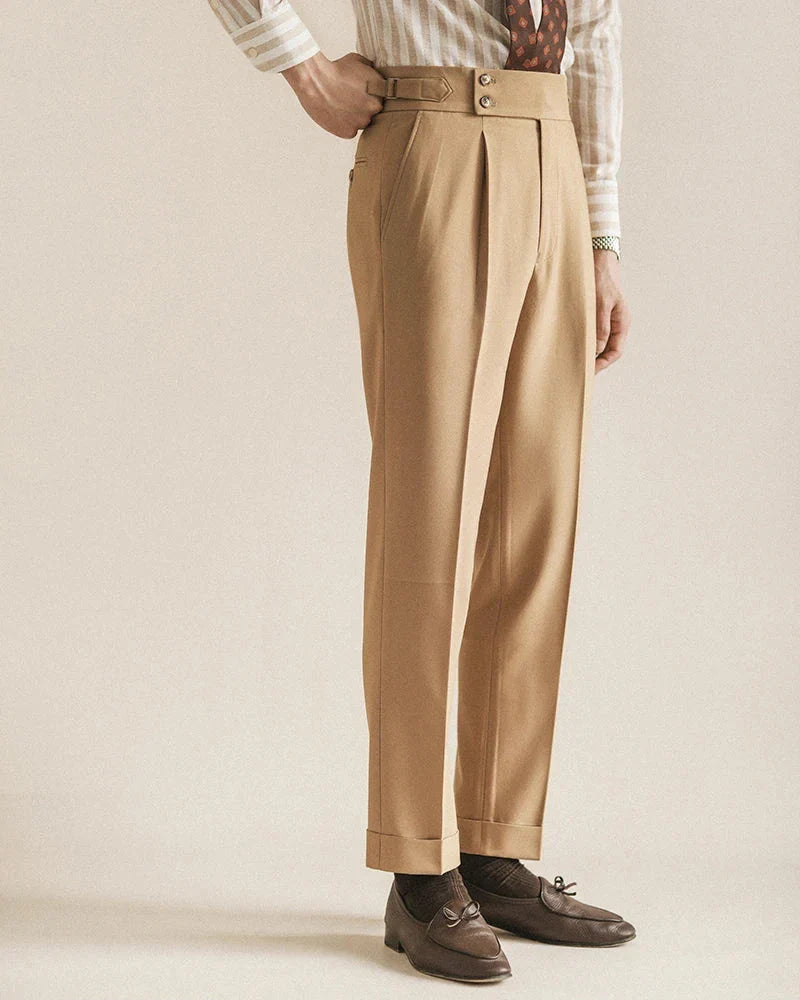 Maithan | Men’s Sorrento Tailored Wool Blend Trousers