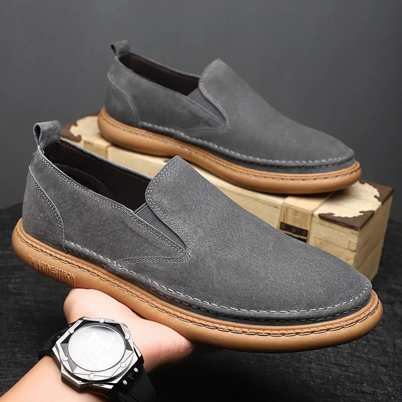Langley | Men’s Suede Slip-On Loafers