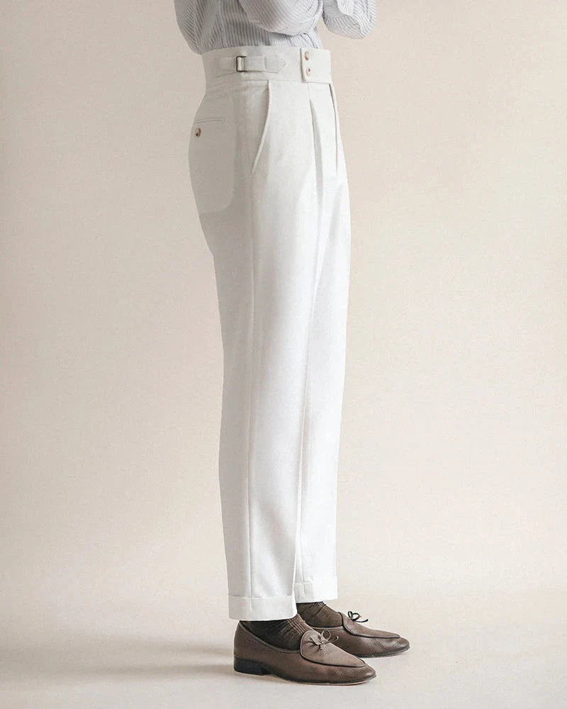 Maithan | Men’s Sorrento Tailored Wool Blend Trousers